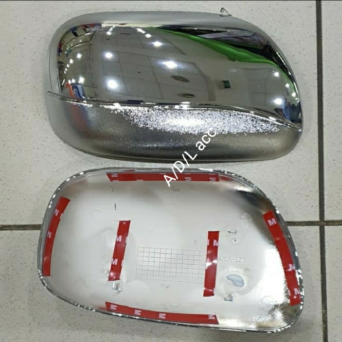 TUTUP cover spion TOYOTA avanza / xenia 2004 sampai 2011 2005 2006 2007 2008 2009 2010 tipe G CHROME crome