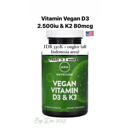 Vegan Vitamin D3 & K2