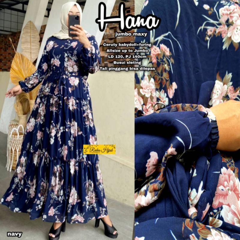 Dress Hana Jumbo Maxy by Redea