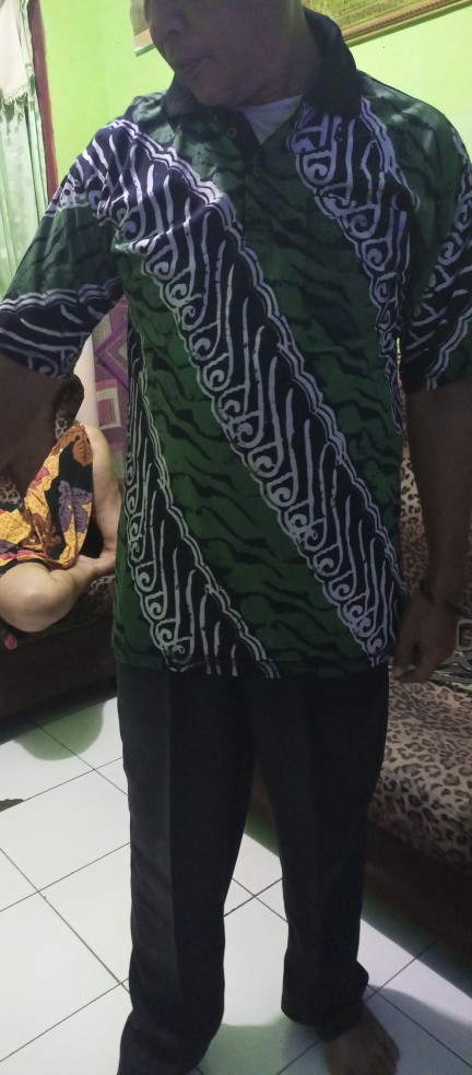 [bayar Dirumah] Kaos Polo |kaos Kerah Batik Cap Lengan Pendek Murah Termurah