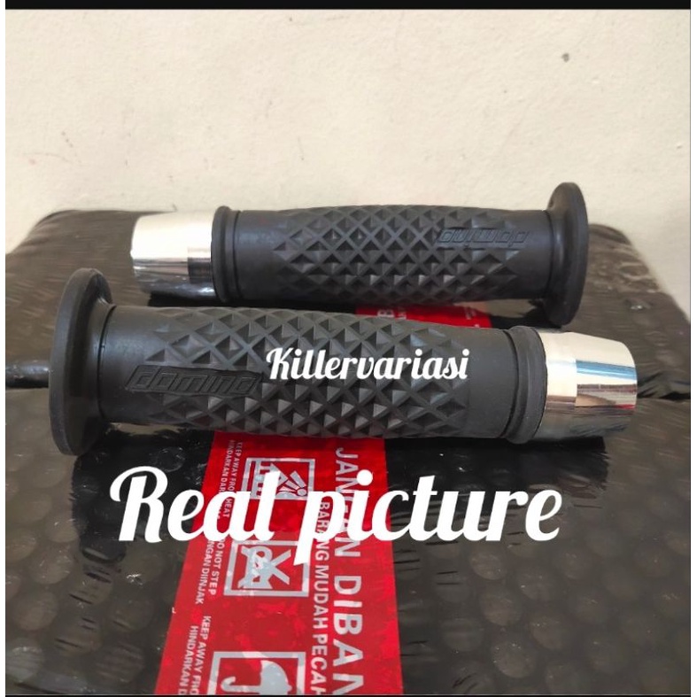 Sarung gas motor handgrip motor model grill dan octagon + Jalu stang chrome beat Vario Scoopy Vixion Jupiter MX Jupiter z Vega Byson ninja Supra dll