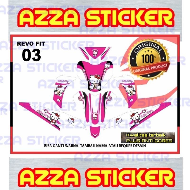 Sticker Striping Decal Revo Fit Full Body, Sticker Decal Revo Full Body, Decal Revo Fit 03