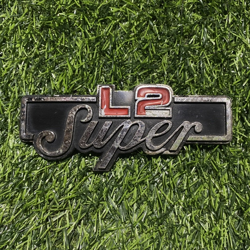 emblem logo tepong cover tutup aki yamaha L2super original