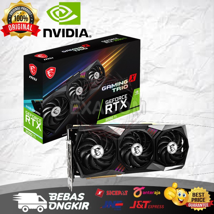 VGA MSI RTX 3090Ti Gaming X Trio 24GB GDDR6X - RTX 3090 Ti