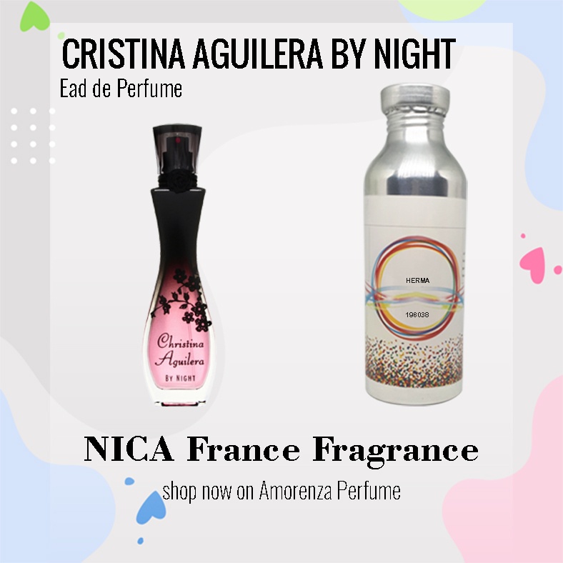 BIBIT PARFUM MURNI CHRISTINA AGUILERA BY NIGHT - SWORD NICA FRAGRANCE 100 ML