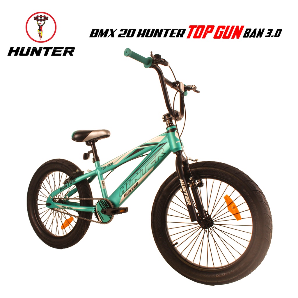 Sepeda Cowok Dewasa Remaja BMX 20 Hunter Top Gun