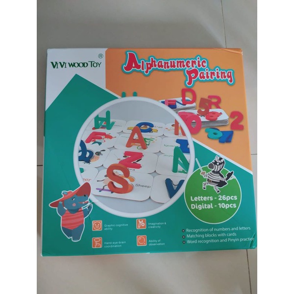 Puzzle Huruf dan Angka