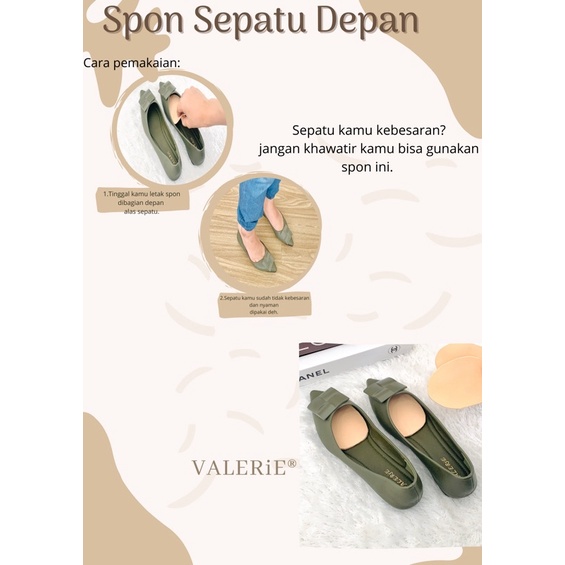 SPON DEPAN UNTUK MENGATASI SEPATU YANG KEBESARAN