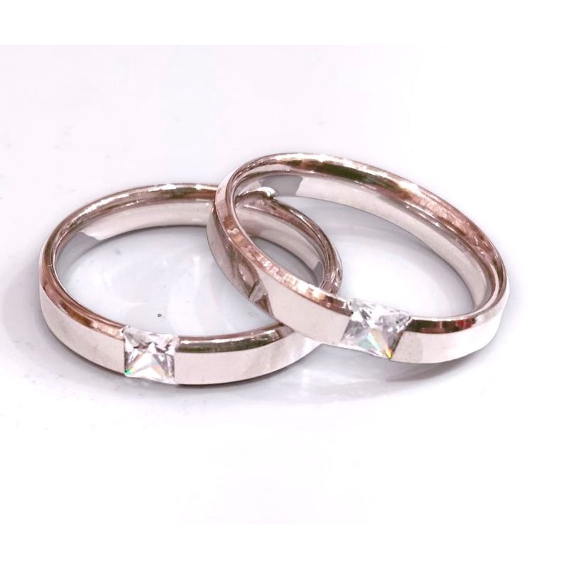 titanium//cincin ring//cincin permata//cincin couple