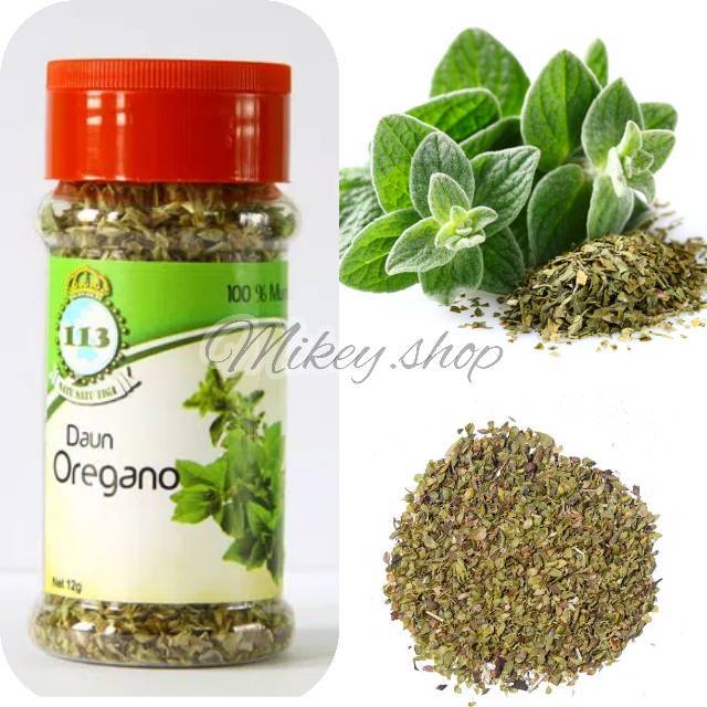 

Daun Oregano Leaves Kering Murni 100% Asli Mrk 113 kemasan botol14g/Daun Basil 20gram