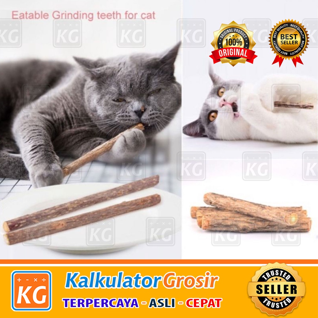 Catnip Stick Matabi - Catnip Snack Makanan Kucing Kitten Cat Nip Stick Catnip Kucing Stick Snack Mainan Kucing Natural Matabi Cat Toys Catnip mint Batang