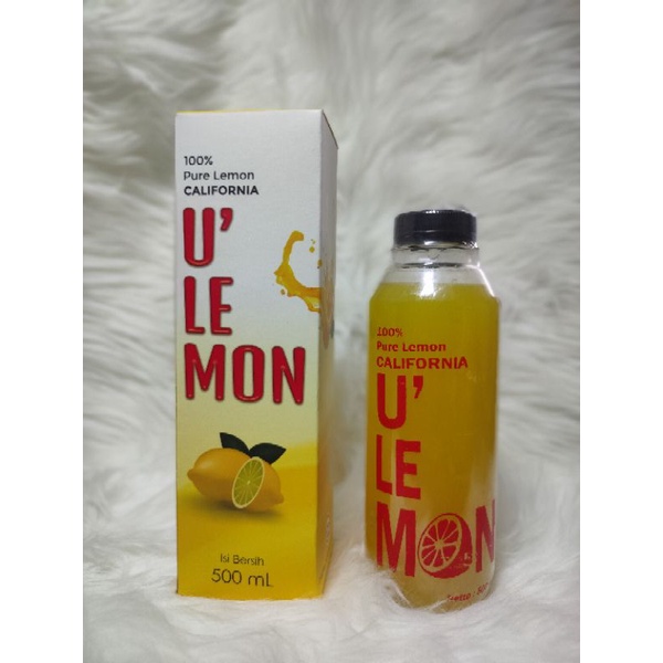 U Lemon Sari Buah Lemon 500ml Sari Lemon Asli Untuk Kesehatan