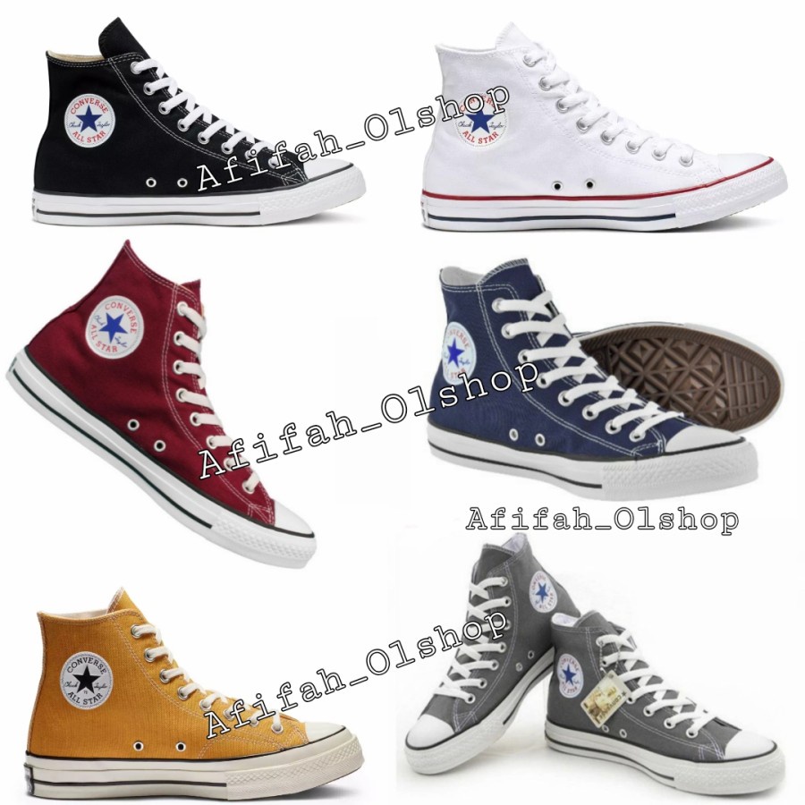 Jual Sepatu Converse High Chuck Taylor Sapatu Sneaker Premium Shopee