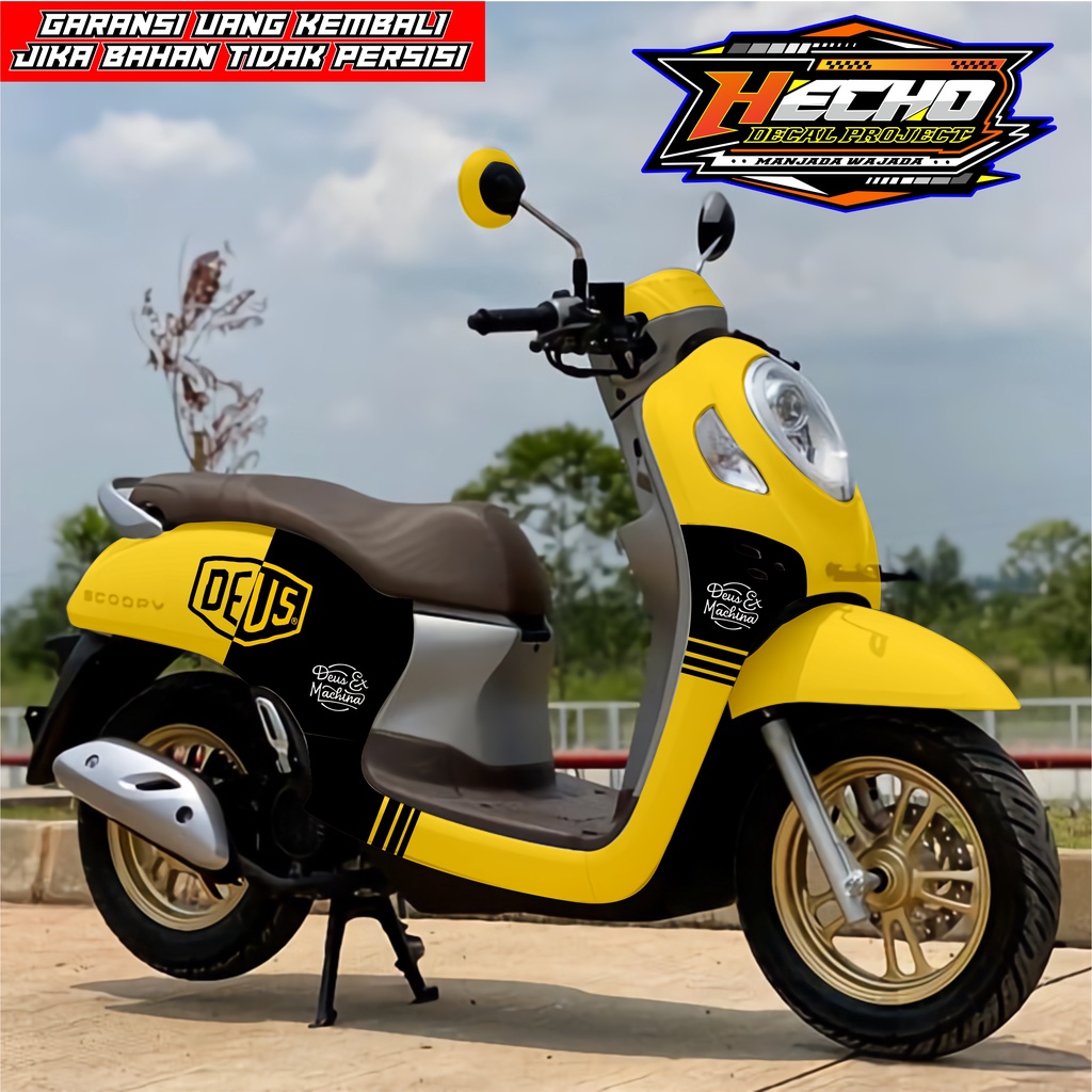 DECAL SCOPY NEW 2021 FULL BODY, STIKER DEKAL SCOOPY 2021 2022 FULL BLOK STICKER DEUS