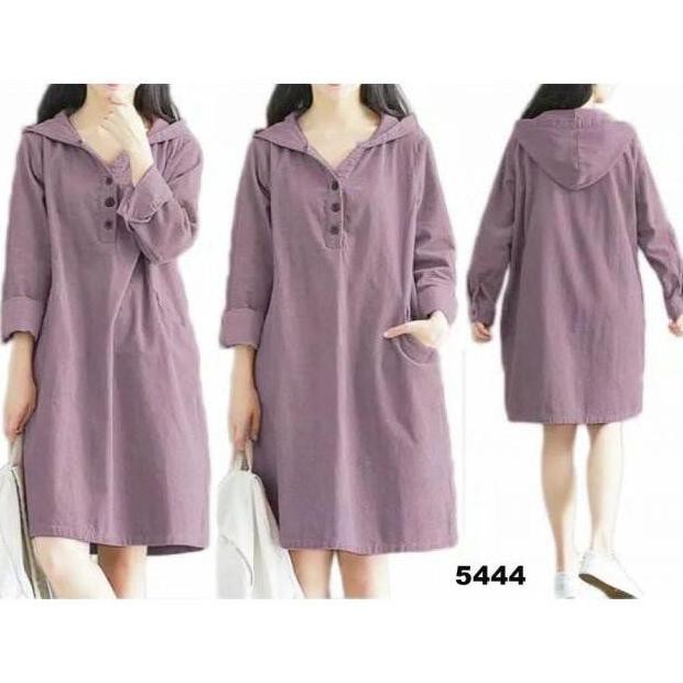 Produk Terbaru Tunik Hoodie Jumbo Fit To Xxxl / Hoodie Wanita - Ungu