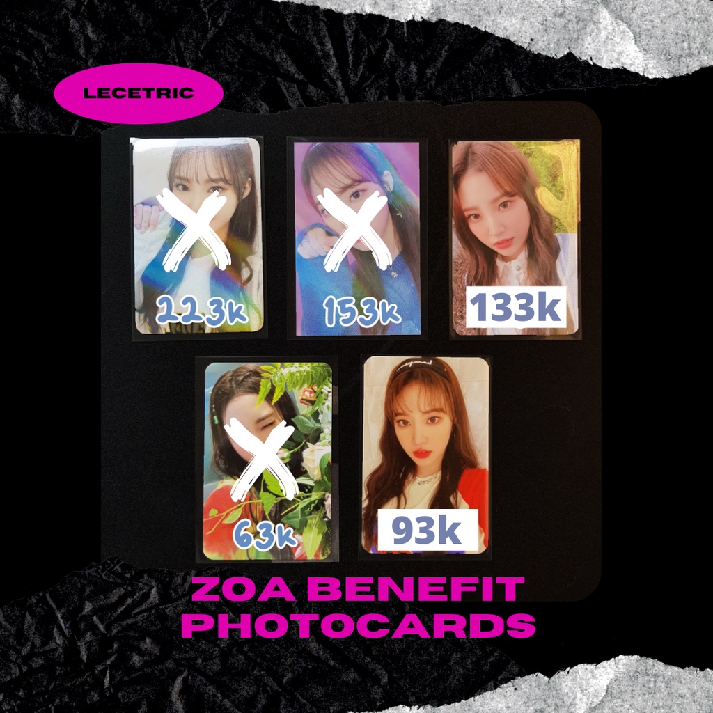 pc photocard zoa weeekly we play bene benefit withdrama wd holo yglobal music korea mukor
