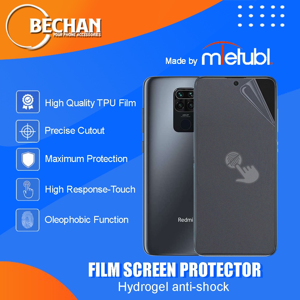 Anti Gores Xiaomi Redmi Note 9 Hydrogel Screen Protector Matte Anti Glare Full Layar