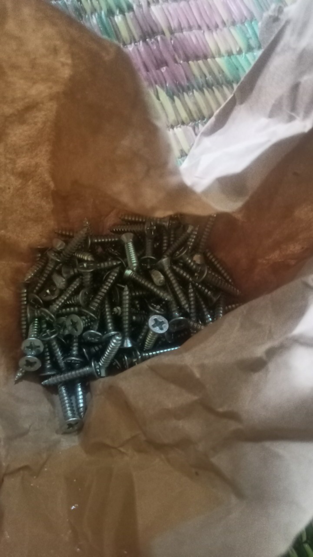 50 Pcs Baut Sekrup Cacing Jf 6 X 3/4 Kepala Rata