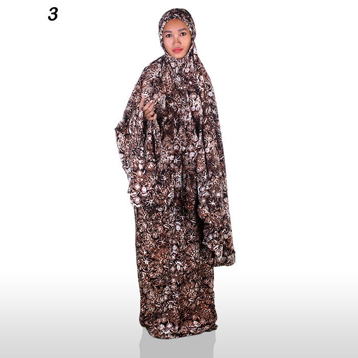 Mukena Batik I Mukena Katun Rayon Batik - Batik Zahrah 3