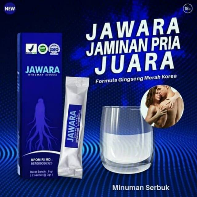 MINUMAN SERBUK STAMINA PRIA KUAT HERBAL/ JAWARA / ORIGINAL BPOM
