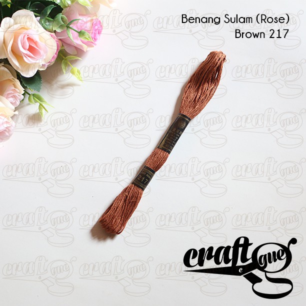 Benang Sulam (Rose) BROWN