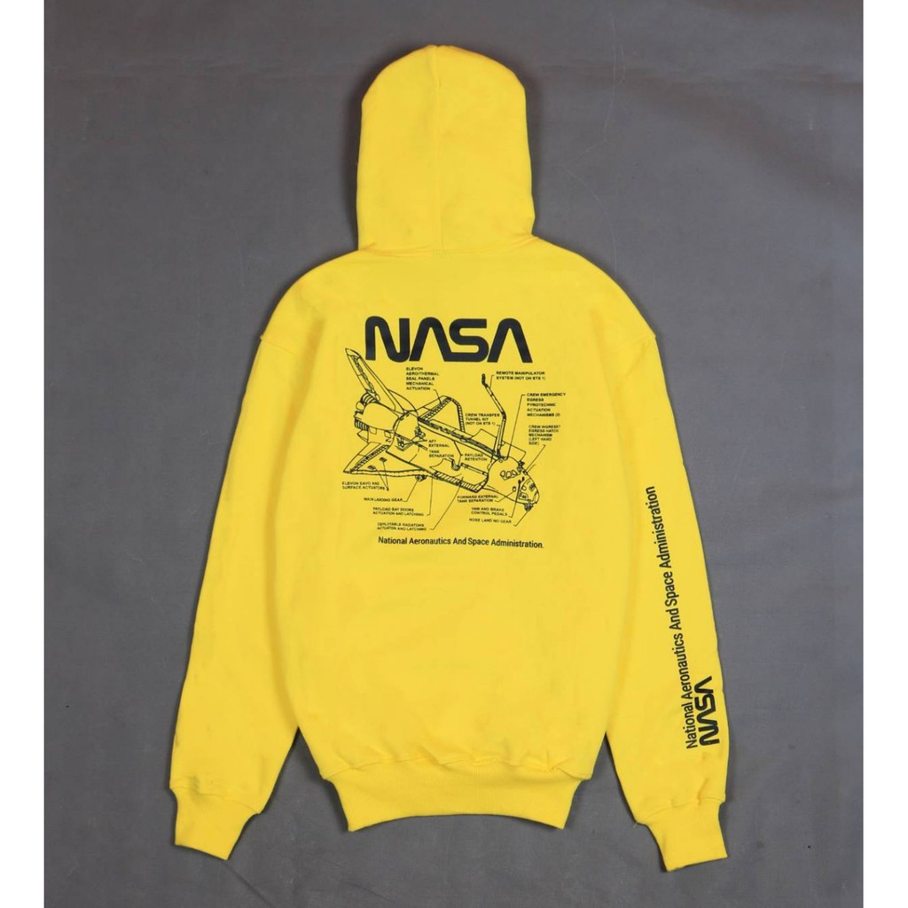 Jaket Hoodie H AND M  NASA ROKET – Edition Trendy Casual Unisex Good Brand Quality Stylish