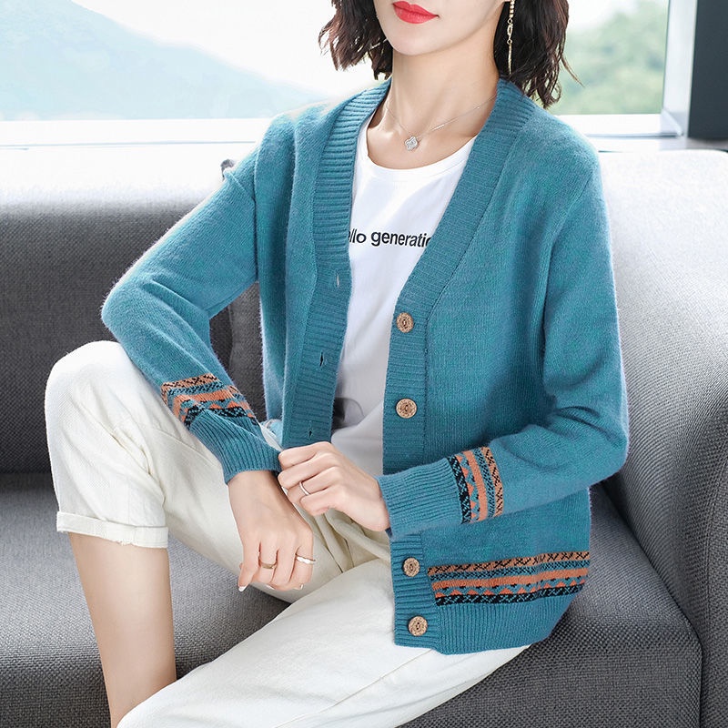 cardigan rajut rajut panjang jaket casual baju rajut