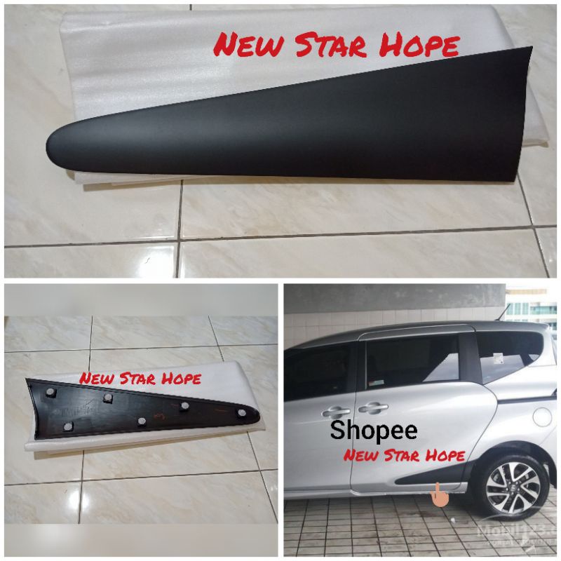 Jual List Body Side Body Moulding Pintu Samping Sienta Original Shopee Indonesia