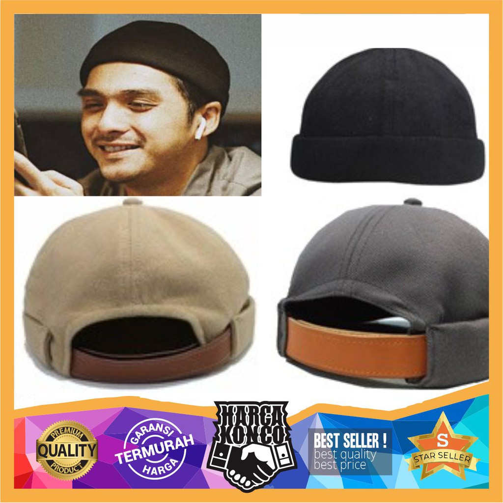 Topi MikiHat Topi Distro Peci MIKI HAT Flat Cap Grosir Murah harga konco Bisa Custom Bordir Logo