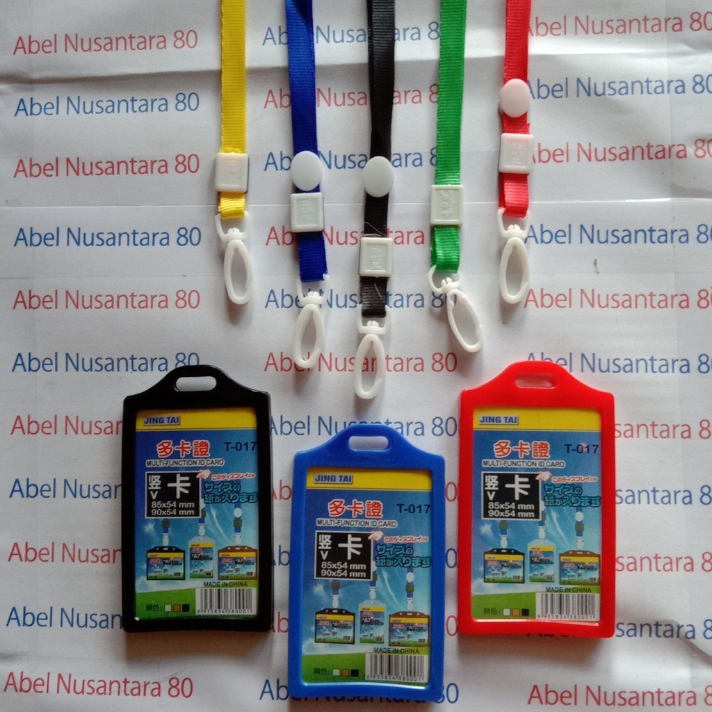 

Paket Casing ID Card Karet 2 Sisi dengan Tali Impor Kait Plastik 1cm