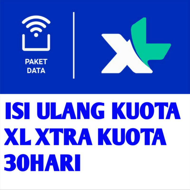 Isi ulang kuota Paket Data XL Xtra Kuota 30GB, 30 Hari