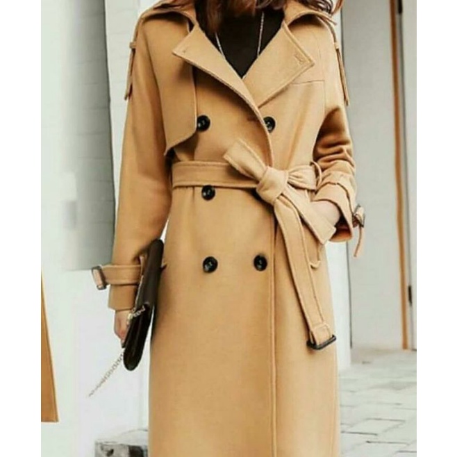 COAT KOREA bahan flecee furing premium - Coat - Coat PREMIUM - BLAZER WANITA - BLAZER PANJANG KOREA 