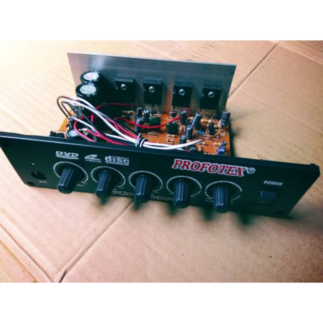 Kit speaker aktif stereo plus filter sub woofer PROFOTEX