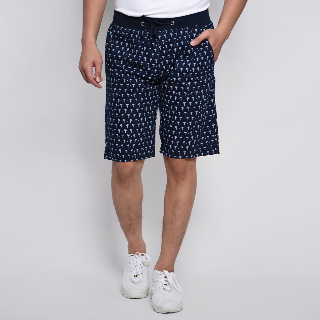 Buffalo Celana Pendek Karet Rib Malibu - Navy - F1100001