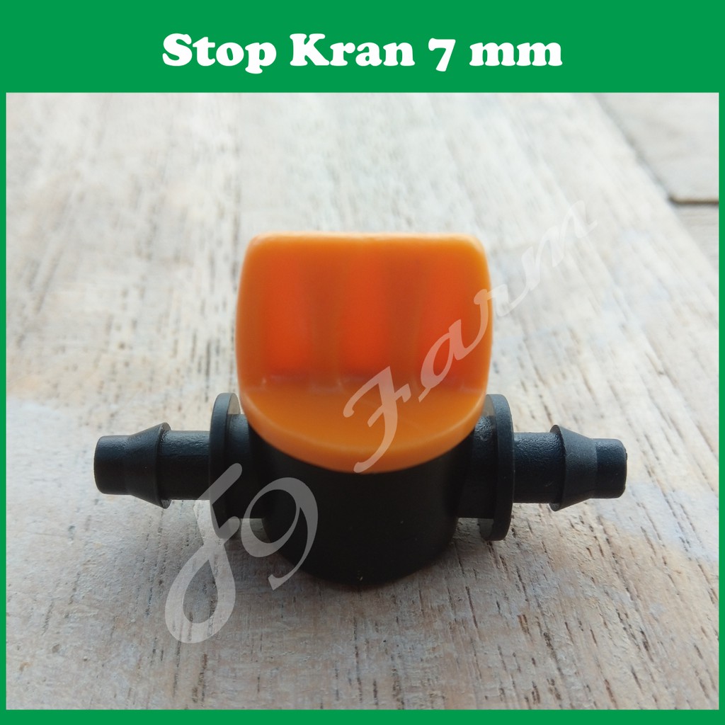 Stop Kran / Valve 7 mm - Kran Selang 7 mm Hidroponik