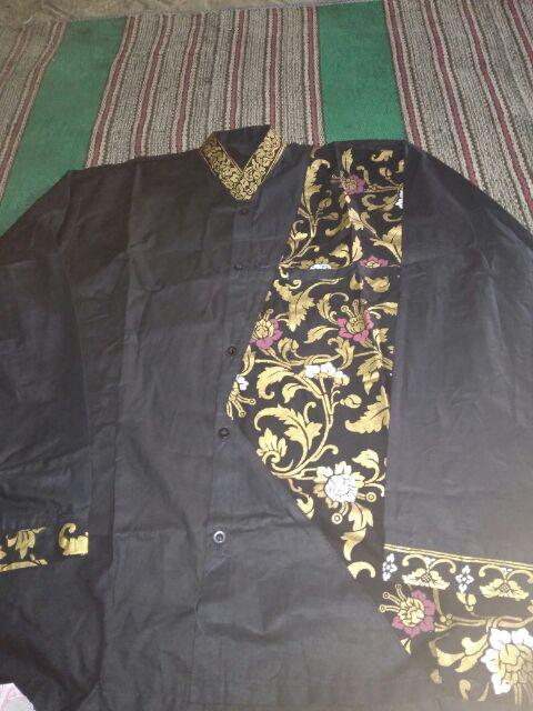 Bswart Batik Hrb026 Kenongo Hem Pendek Padi Pekalongan M L Xl Batik Pria Murah Modern Grosir