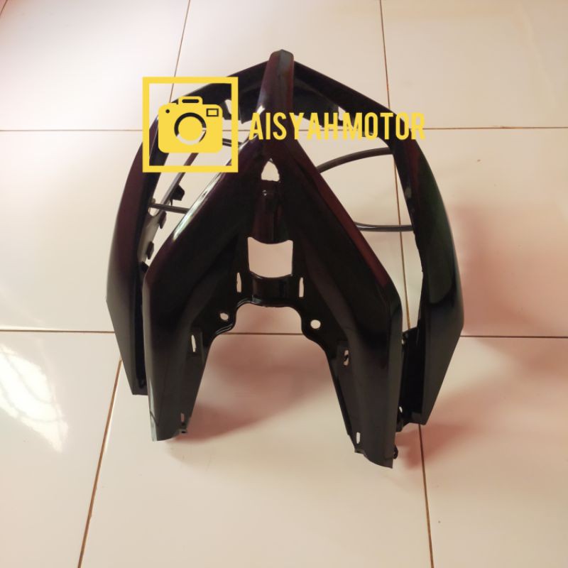 Cover Dasi Tameng Honda Vario CBS Techno Karbu Warna Hitam Violet