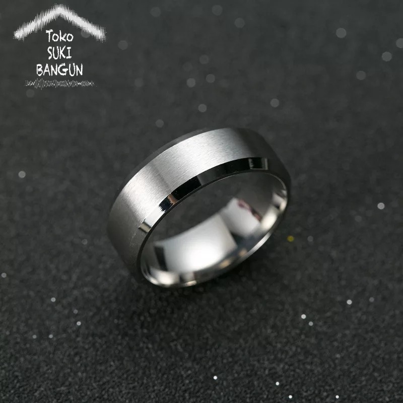 Ring Men / Cincin Pria Titanium Armor CLASSIC Stainless Steel MR-004