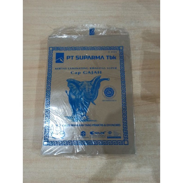 Kertas Nasi Coklat Cap Gajah-Biru