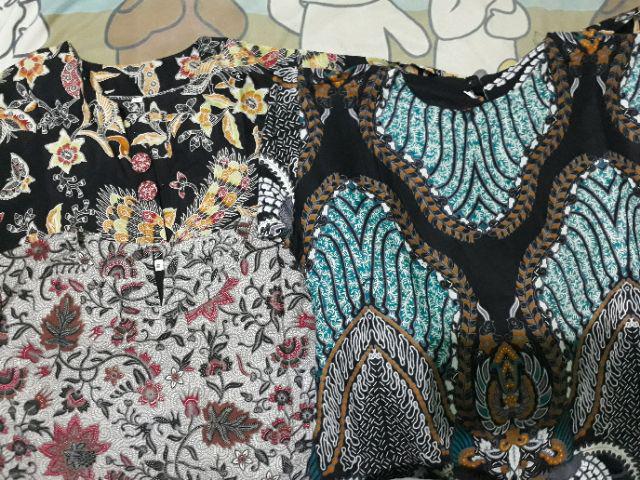 Atasan Batik Dolby Dolbi Dobby Doby Tenun Sutra Tulis Halus Katun Atbm Baron ,sarombit Atasan