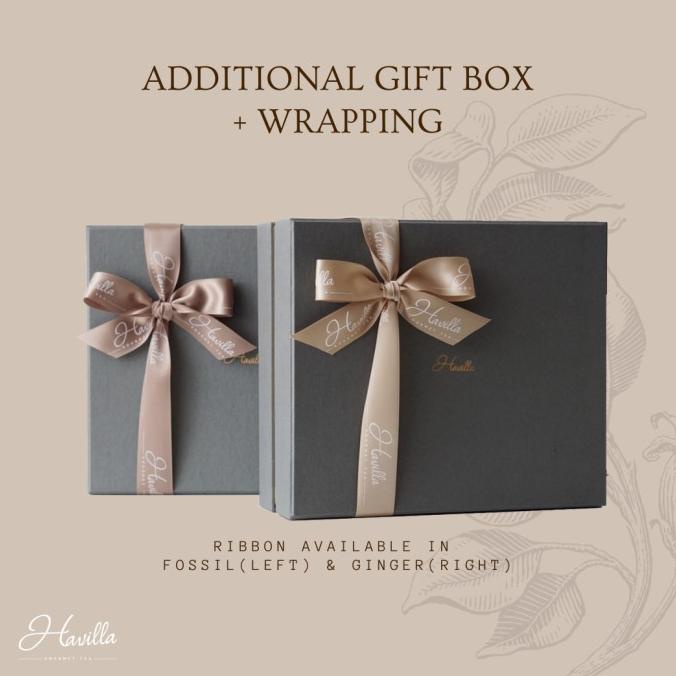 

GIFT BOX (additional gift box for 2 pcs tea tins / hadiah