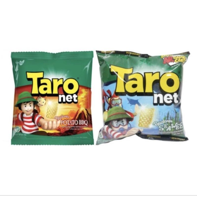 

Taro Net Snack Seaweed 62g,Potato barbeque 62g