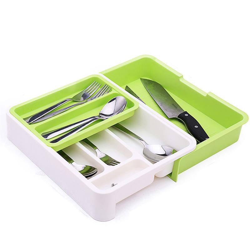 DrawerStore with Expandable Cutlery Tray