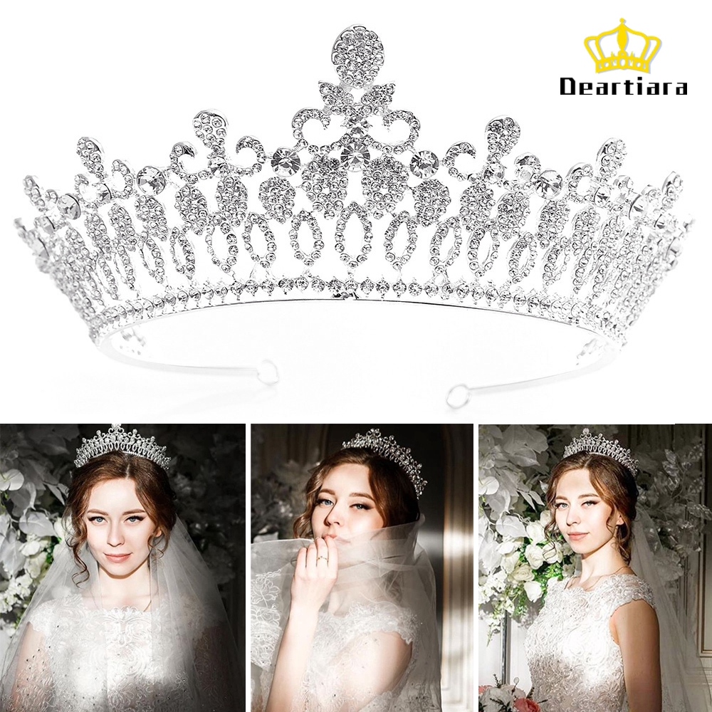 Tiara Mahkota Kristal Elegan untuk Pernikahan / Fotografi