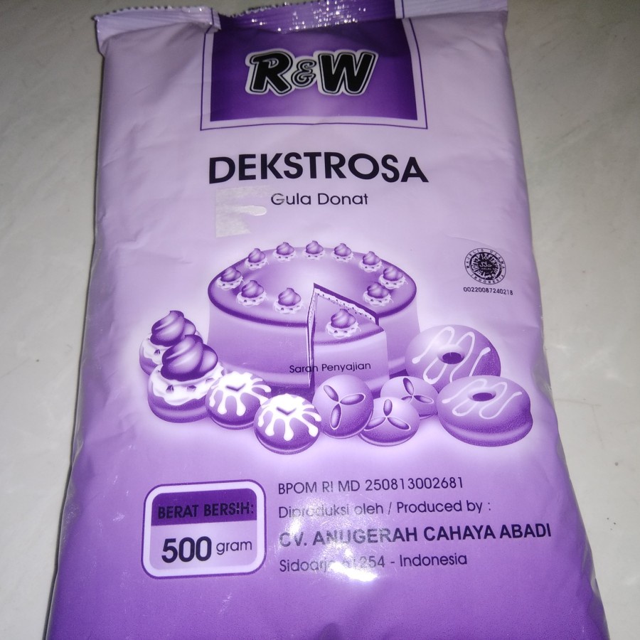 

Gula Donat RW Dekstrosa 500gr