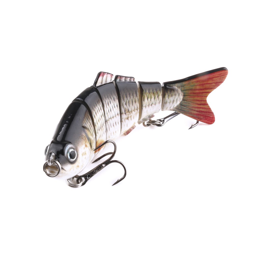 HENGJIA 1pc 10cm jointed minnow umpan pancing crankbait fishing lure swimbait memancing ikan tackle