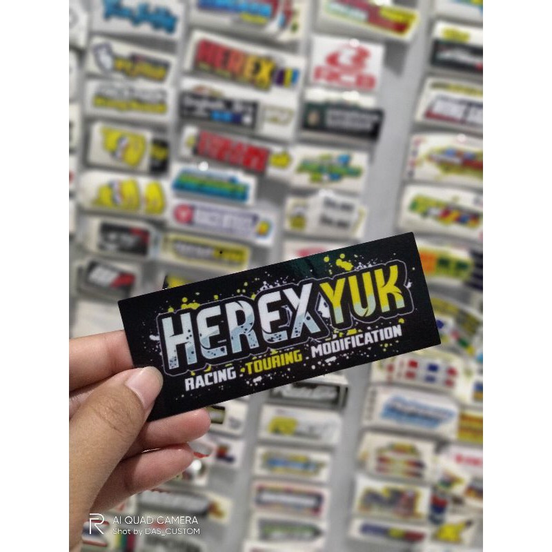 sticker printing HEREX YUK RACING TOURING MODIFICATION