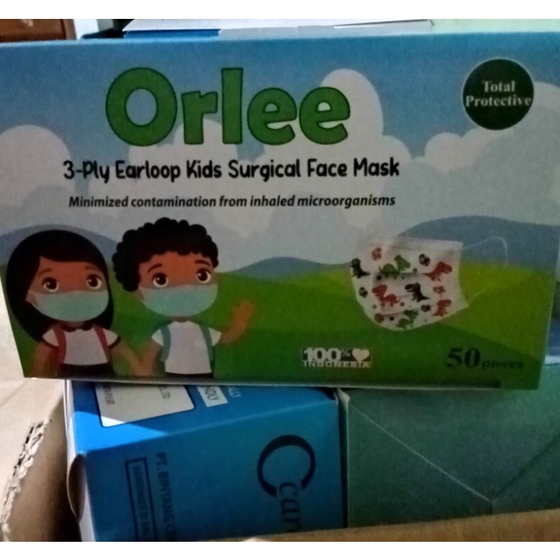 ORLEE||3ply EARLOOP Kids surgical Mask