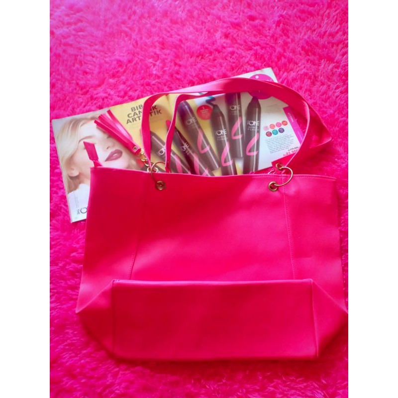 tas wanita Import merah