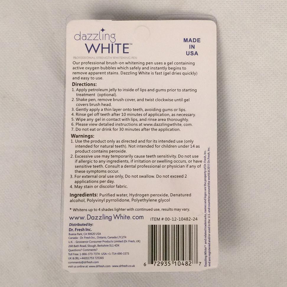 Dazzling White Pemutih Gigi Teeth Whitening Essence Cleaning Serum - A544
